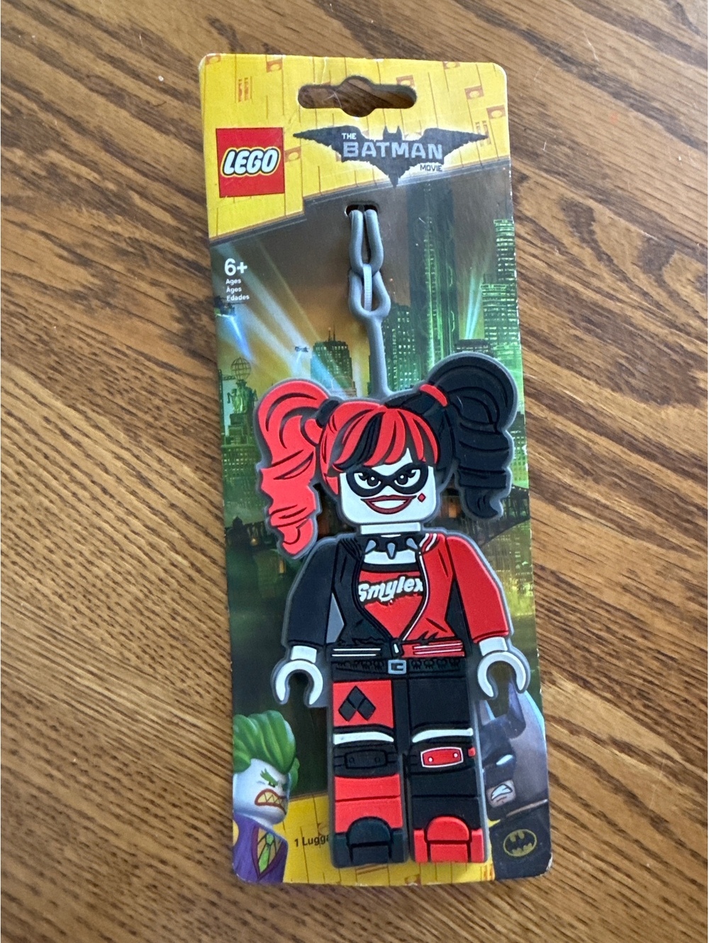 LEGO The Batman Movie Harley Quinn luggage tag